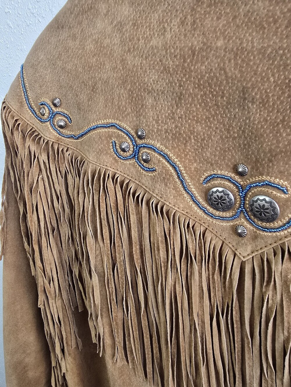 Cripple Creek 100% Leather Suede Fringe Western Jacket XXL - Picture 11 of 11